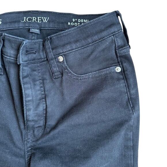 J.Crew 9" Demi Boot Crop Black 25 - Picture 5 of 8